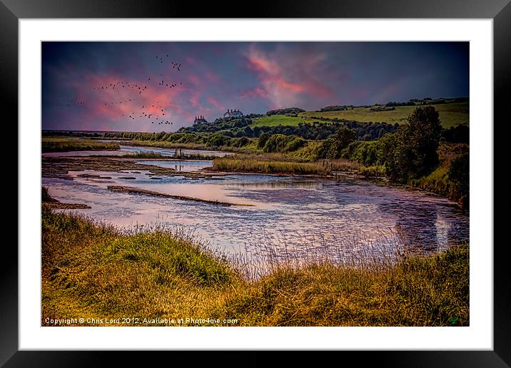 Cuckmere Haven Framed Mounted Print by Chris Lord