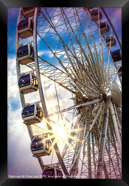 Tea Time Rides Framed Print by Chris Lord