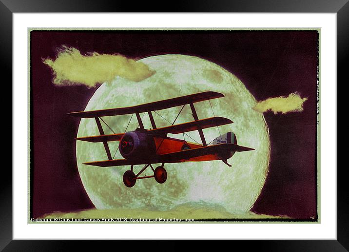Cloud Hopping By Moonlight Framed Mounted Print by Chris Lord