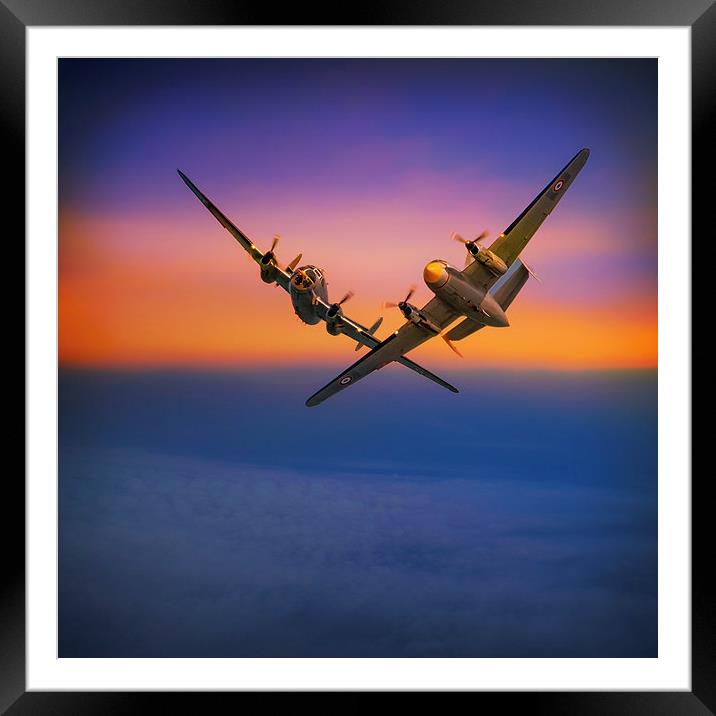 Close Encounter Framed Mounted Print by Chris Lord