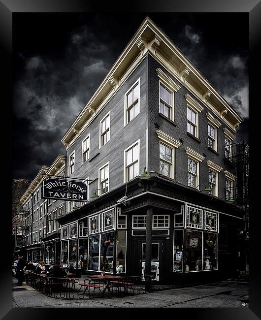 The White Horse Tavern Framed Print by Chris Lord