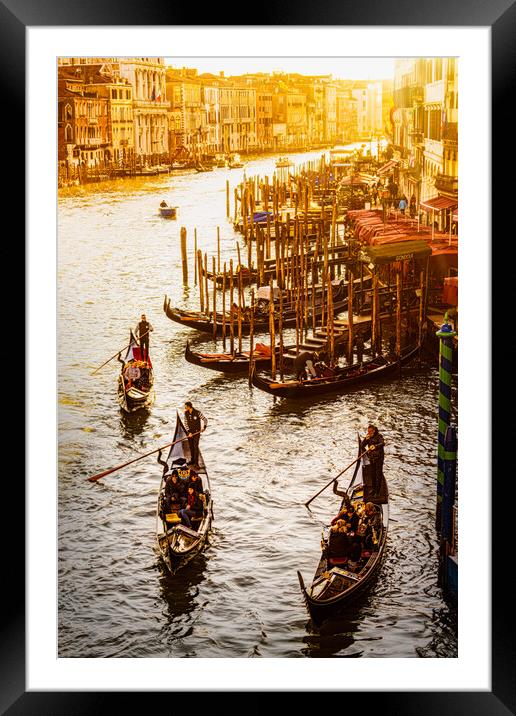 High Noon On The Grand Canal  Framed Mounted Print by Chris Lord