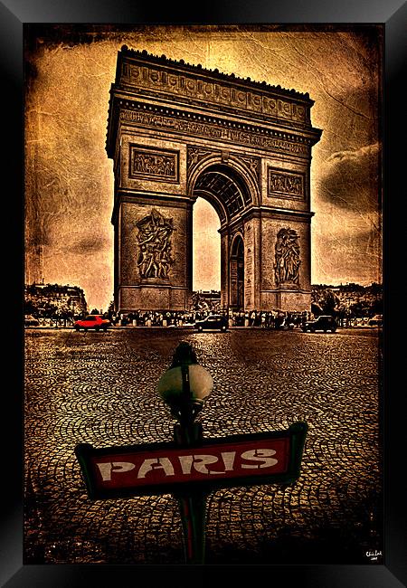 Arc de Triomphe de l'Étoile Framed Print by Chris Lord