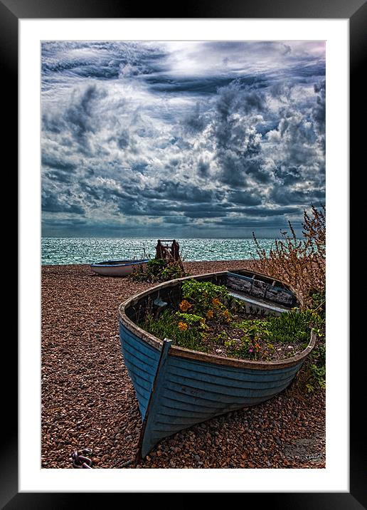 Beached at Brighton Framed Mounted Print by Chris Lord