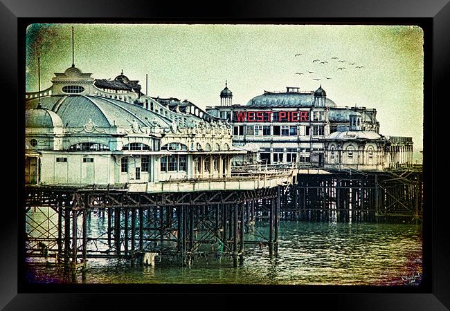 Brighton's Victorian West Pier Framed Print by Chris Lord
