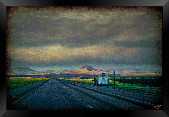 On The Road Again Framed Print by Chris Lord