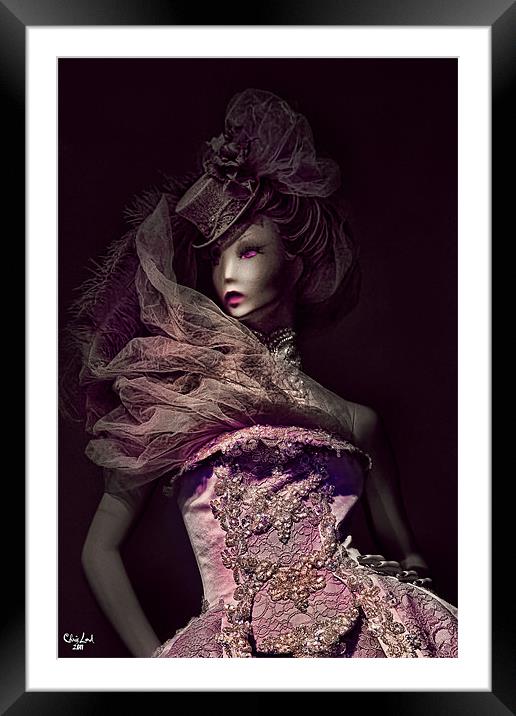 Elsa, The Famous Mannequin Framed Mounted Print by Chris Lord