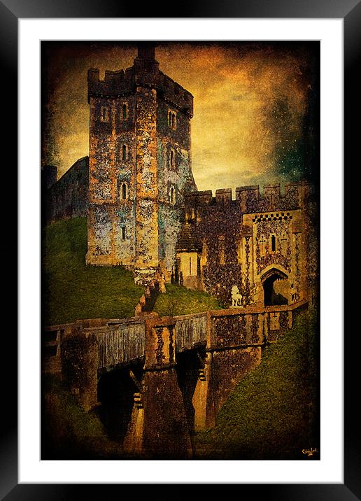 Portal To The Castle Framed Mounted Print by Chris Lord