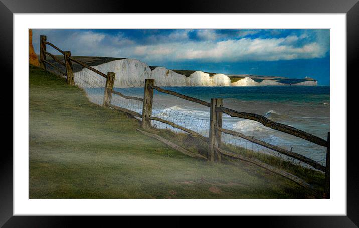 Seven Sisters Landscape Framed Mounted Print by Chris Lord