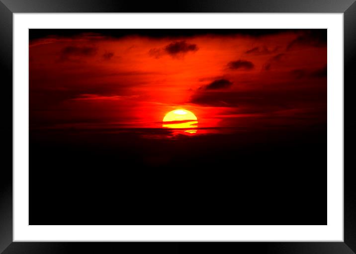 As the light fades Framed Mounted Print by Karl Butler