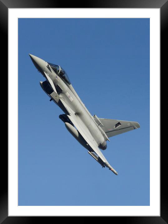 RAF Eurofighter Typhoon Framed Mounted Print by Karl Butler
