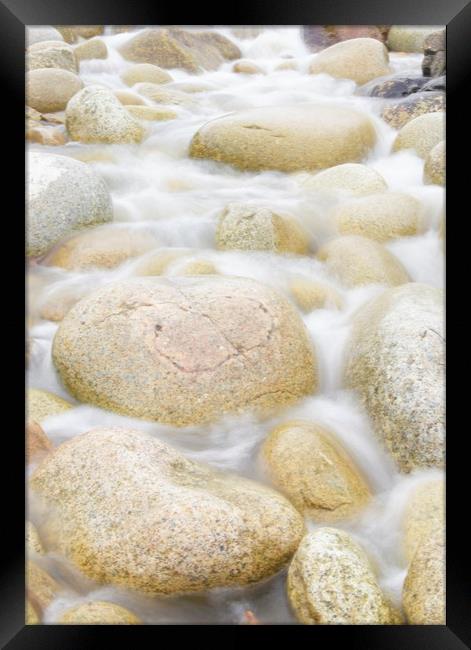 The water of Cot Valley Framed Print by Karl Butler