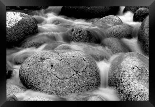 Rocks of Cot Valley Framed Print by Karl Butler