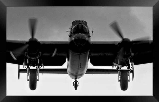 Seconds before touchdown Framed Print by Karl Butler