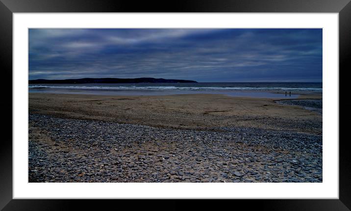 Gwithian twilight Framed Mounted Print by Karl Butler