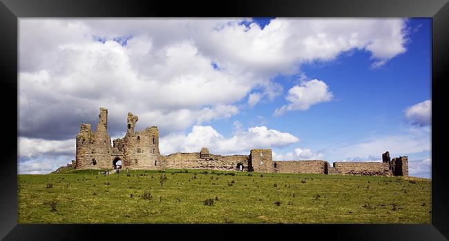 Dunstanburgh Castle Framed Print by Lynne Morris (Lswpp)