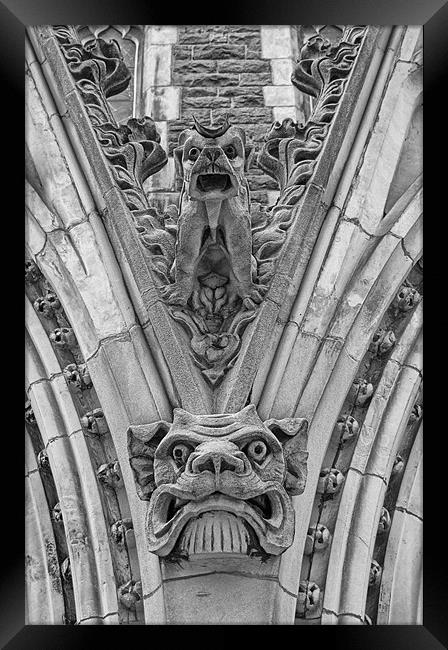 Gargoyles Framed Print by Lynne Morris (Lswpp)