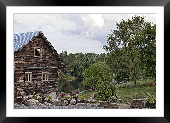 Austin Sawmill Framed Mounted Print by Lynne Morris (Lswpp)