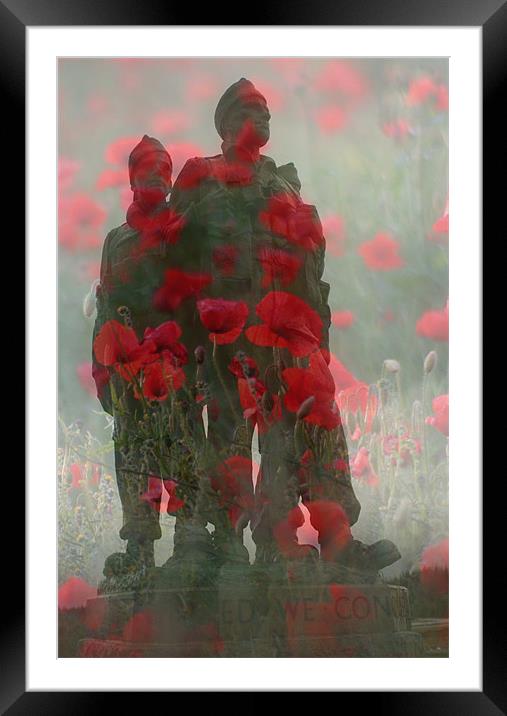 We Shall Remember Them Framed Mounted Print by Lynne Morris (Lswpp)