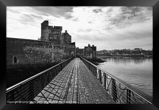 Blackness Castle Framed Print by Lynne Morris (Lswpp)