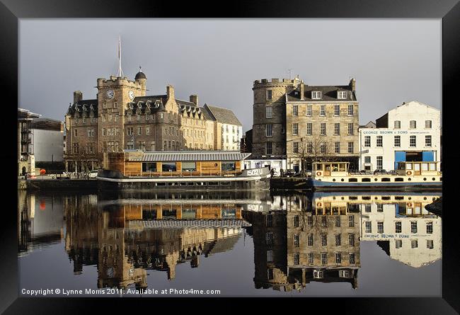 Mirrored Framed Print by Lynne Morris (Lswpp)