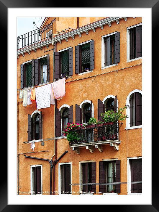 Out To Dry Framed Mounted Print by Lynne Morris (Lswpp)