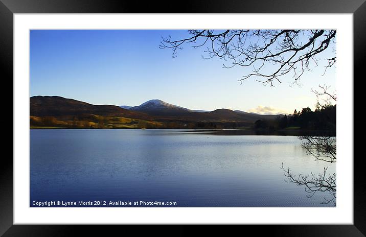 Loch Tummel Framed Mounted Print by Lynne Morris (Lswpp)