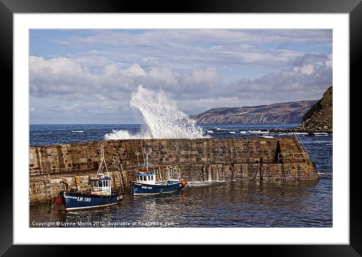 High Tide Framed Mounted Print by Lynne Morris (Lswpp)