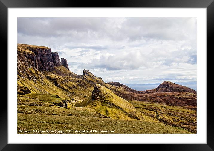 The Quiraing Framed Mounted Print by Lynne Morris (Lswpp)