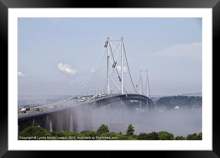 The Foggy Forth Framed Mounted Print by Lynne Morris (Lswpp)