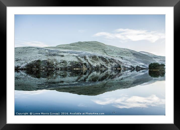 Winter Calm Framed Mounted Print by Lynne Morris (Lswpp)