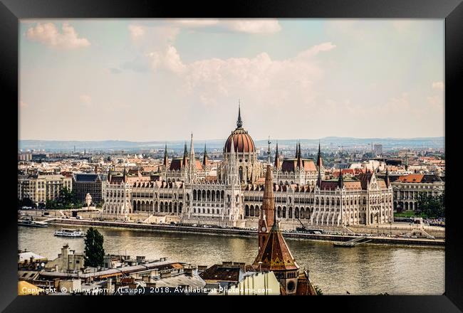 Beautiful Budapest Framed Print by Lynne Morris (Lswpp)
