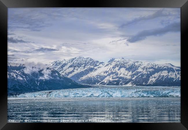 Hubbard Glacier Framed Print by Lynne Morris (Lswpp)