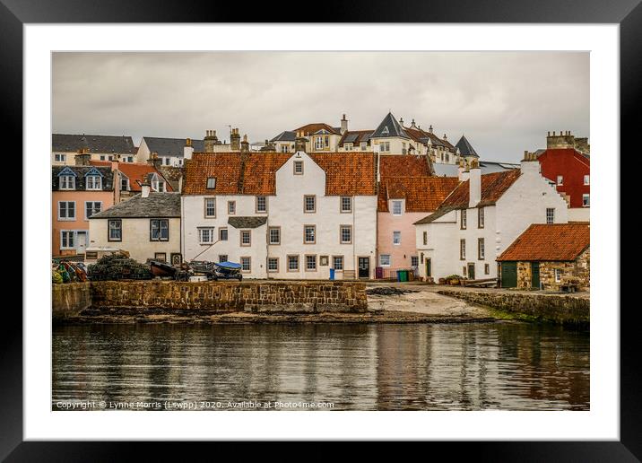 Pittenweem Harbour Framed Mounted Print by Lynne Morris (Lswpp)