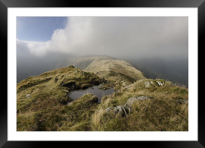 Into The Clouds Framed Mounted Print by Eddie John