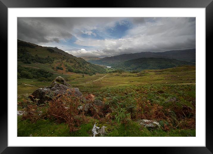 Cloudy and bright Framed Mounted Print by Eddie John