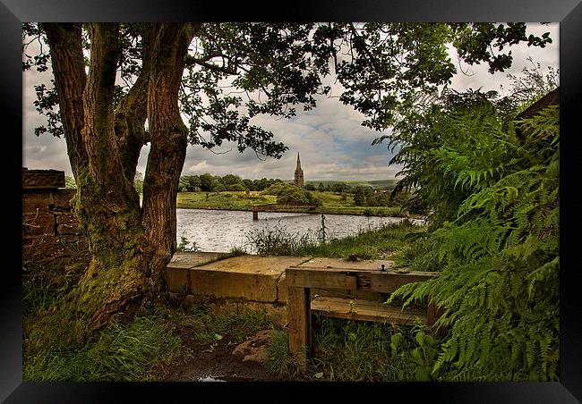 A country view Framed Print by Eddie John