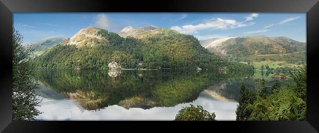 Reflection on Ullswater Framed Print by Eddie John