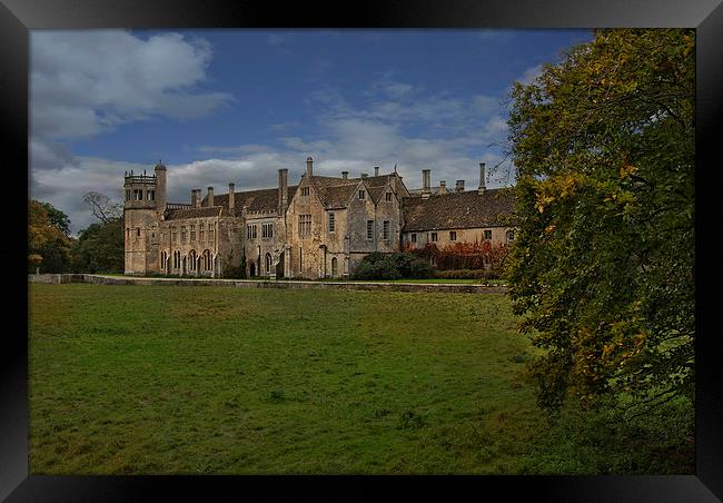 Lacock Abbey Wiltshire Framed Print by Eddie John