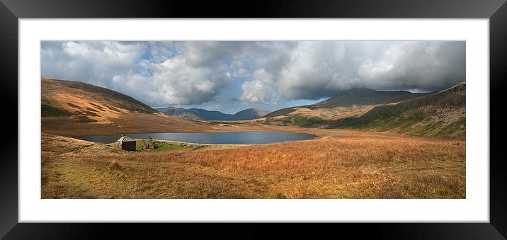  Burmoor Tarn Lake District Cumbria Framed Mounted Print by Eddie John