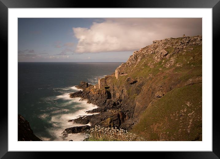  Botallack mines St Just Framed Mounted Print by Eddie John