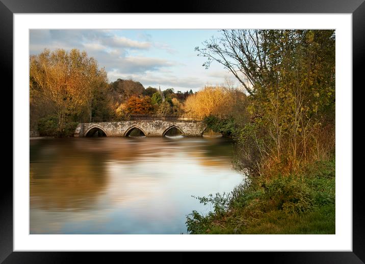 The River Avon Wiltshire Framed Mounted Print by Eddie John