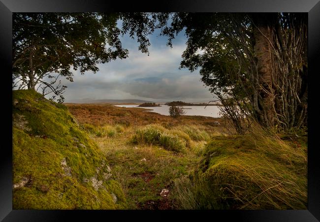 Loch Ba – Rannoch Moor Framed Print by Eddie John