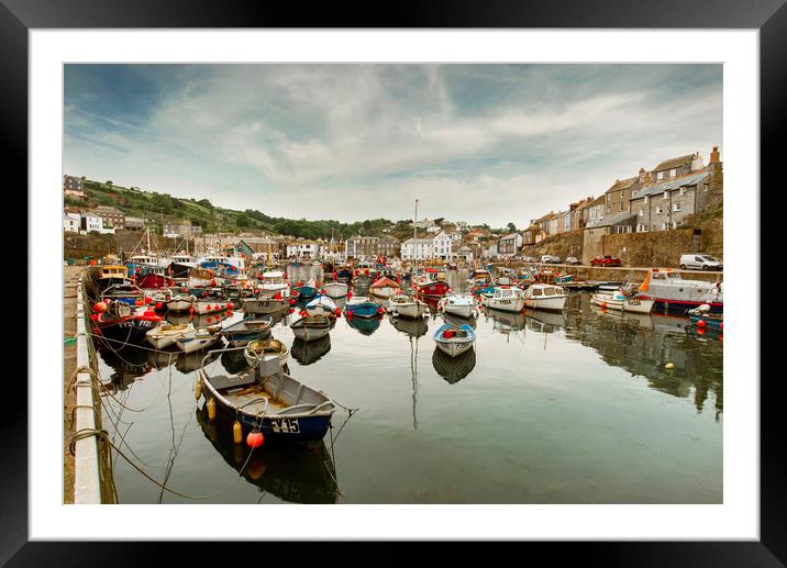 Mevagissey Cornwall  Framed Mounted Print by Eddie John