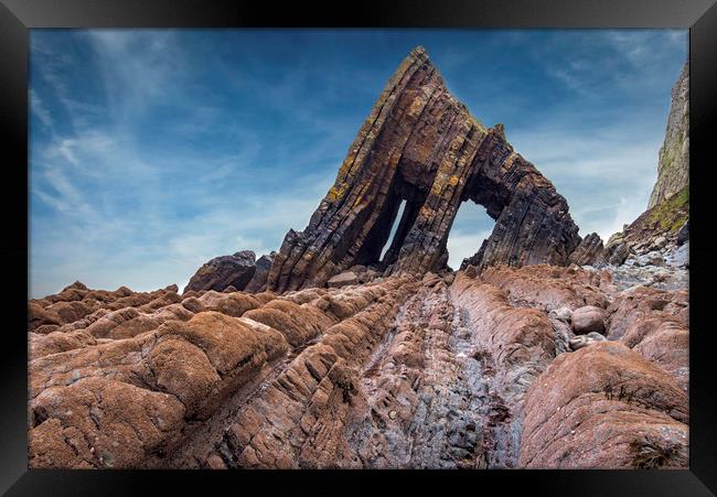 Blackchurch Rock -  Devon Framed Print by Eddie John