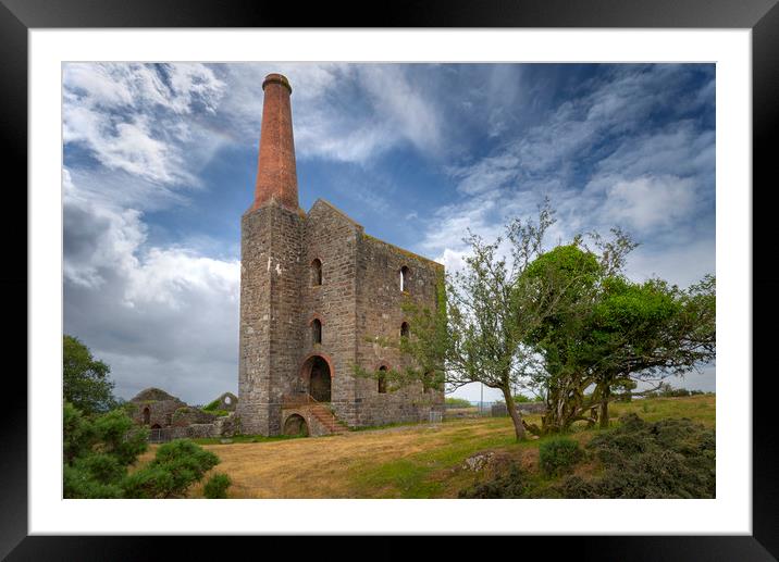 Prince of Wales engine house   Framed Mounted Print by Eddie John
