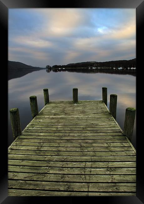 Early Morning At Coniston Framed Print by John Hare