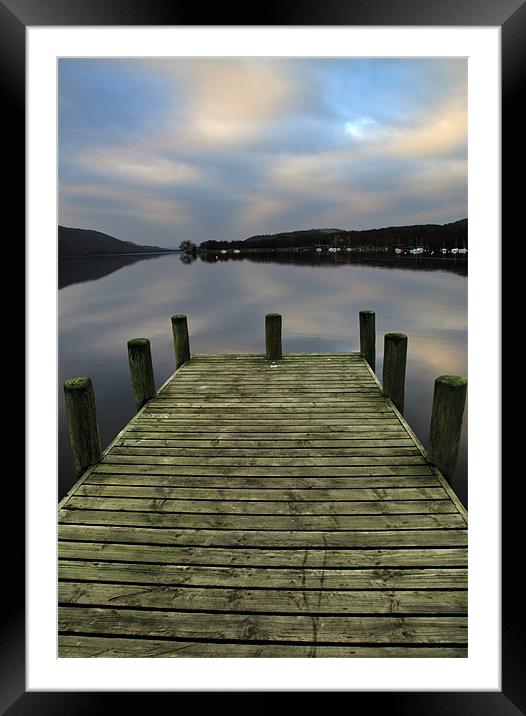 Early Morning At Coniston Framed Mounted Print by John Hare