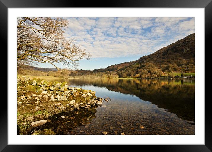 Rydal Reflections Framed Mounted Print by John Hare