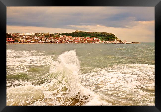 South Bay Scarborough Framed Print by John Hare